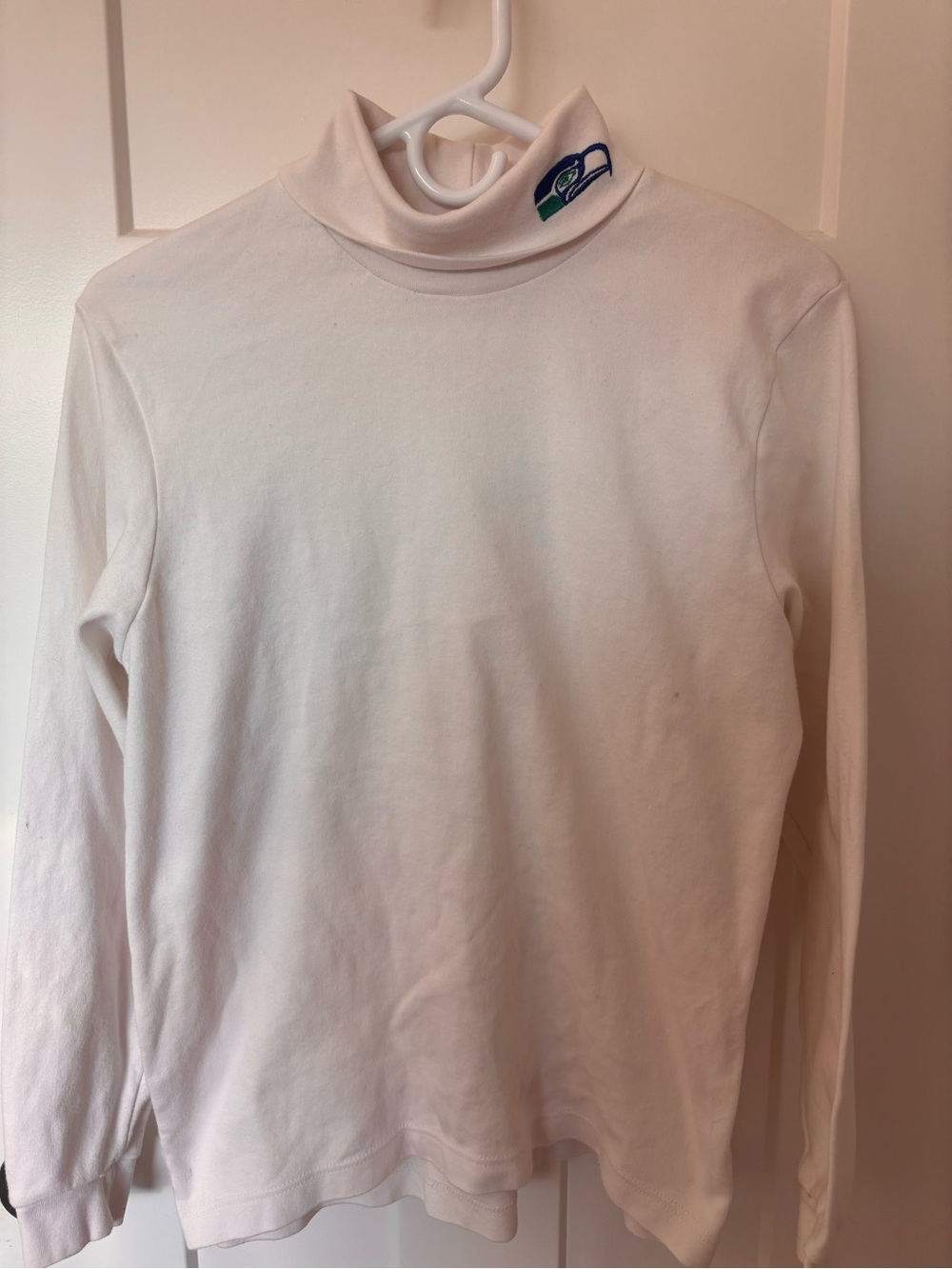 VTG Seattle Seahawks Gameday Clothing Co Moretz White Turtleneck Large